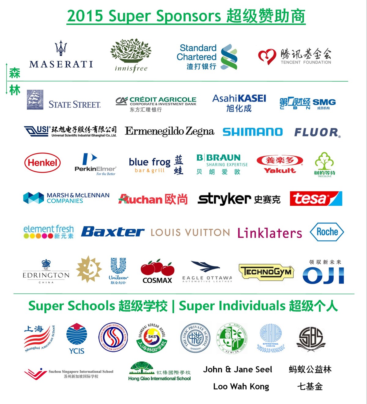 2015 Super Sponsors
